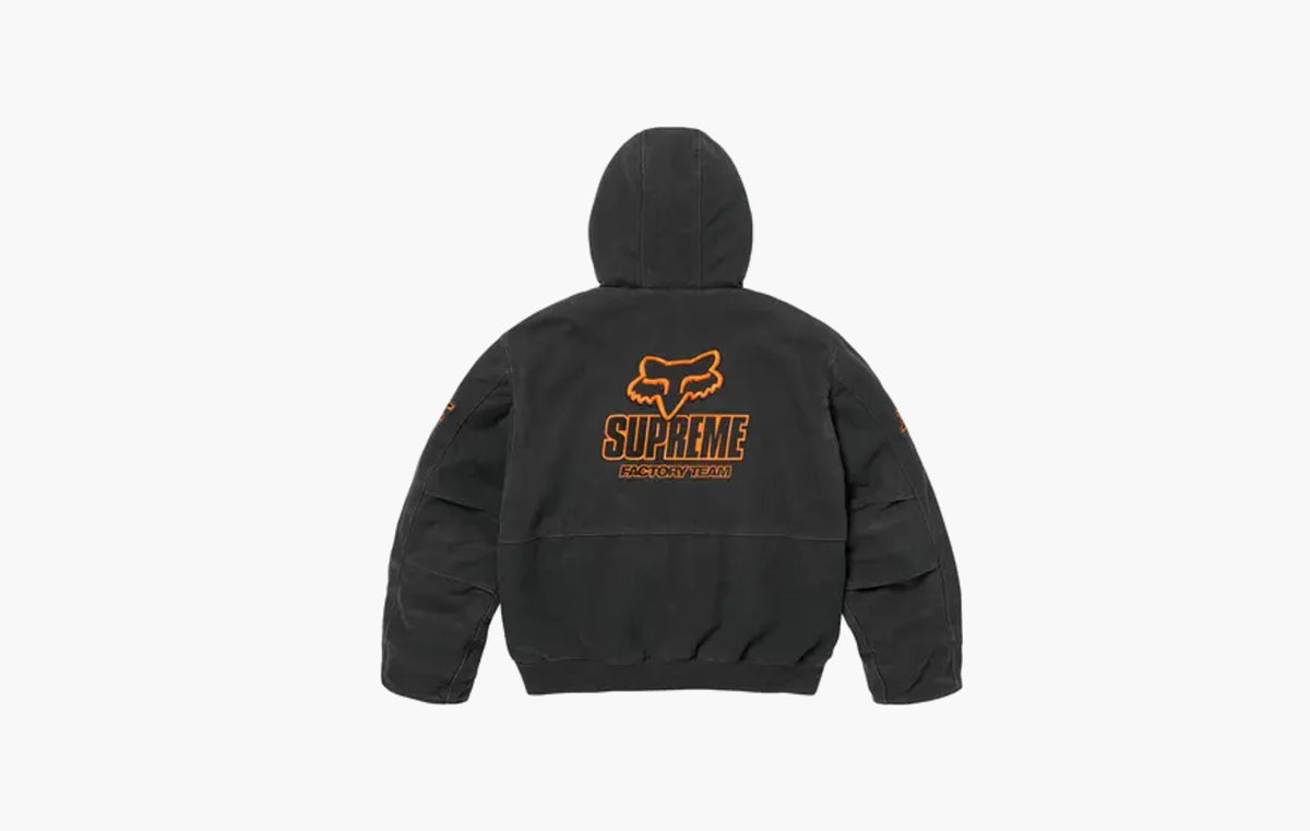 Hooded Work Jacket "Black"