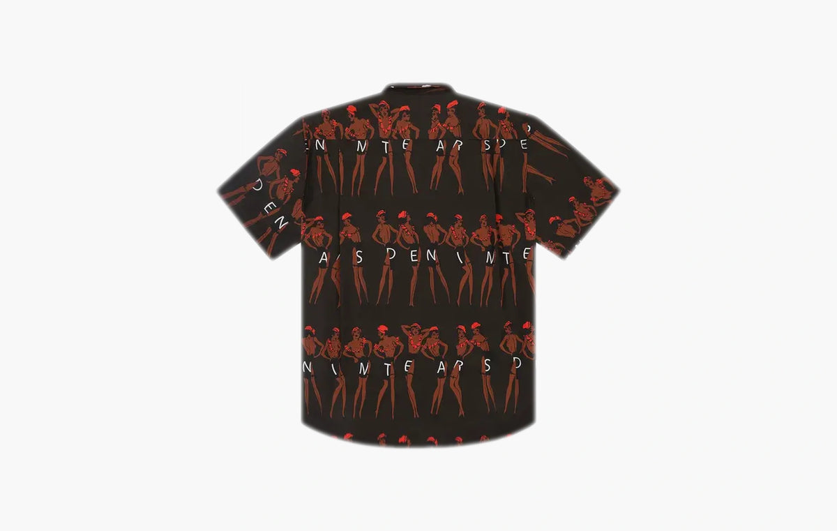 Dancer Button Up Shirt "Brown"
