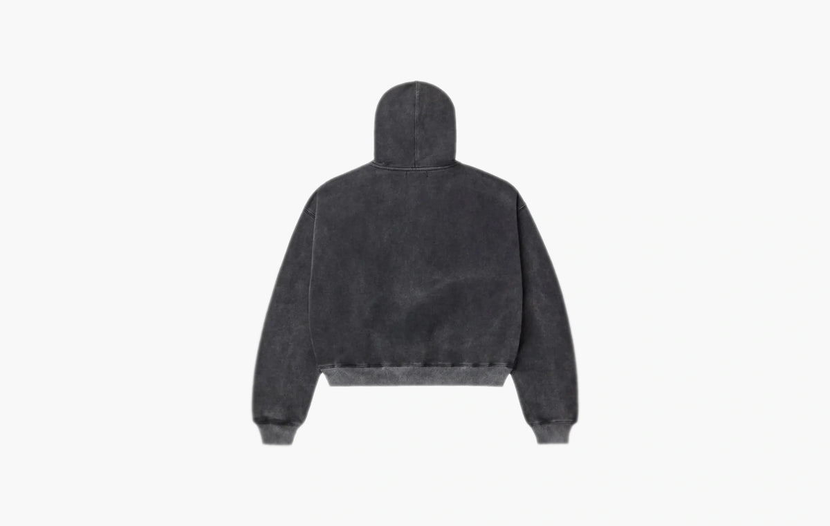 Cat Zip Up Hoodie "Black"
