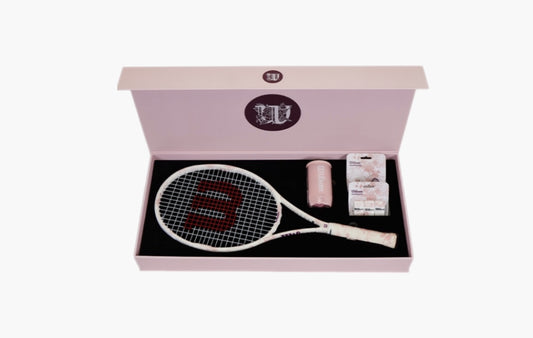 Pink Tennis Racket Rose Flower Gift Box