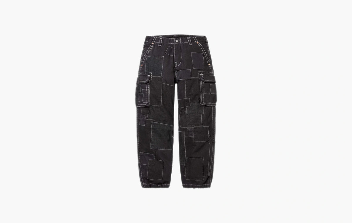 True Religion Patchwork Cargo Pant "Black"