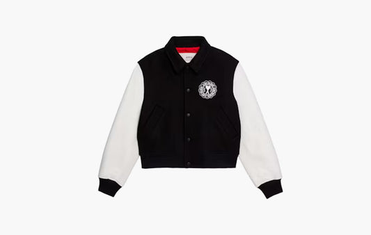 Ami de Coeur Patch Teddy Jacket "Black/White"